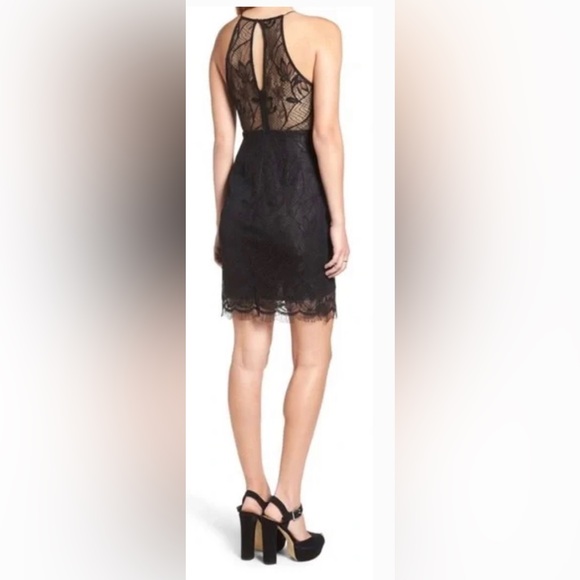 Astr the Label Black lace midi dress - Picture 2 of 6